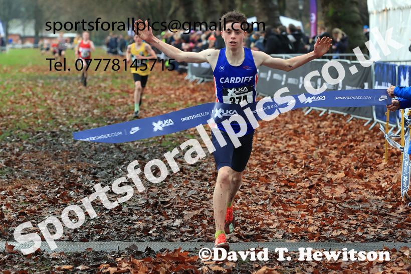Boys Under-13s 2025 Liverpool Cross Challenge, Sefton Park, Saturday, November 22th. Photo: David T. Hewitson/Sports for All Pics